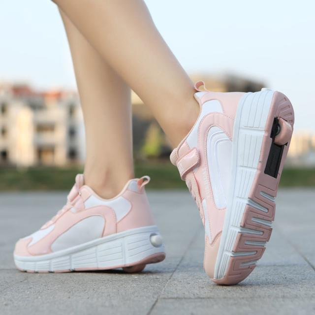 1輪タイプ/2輪タイプ 大人用 子供用 ローラーシューズ ローラースケート キッズ 大人 スニーカー ローラーブレード 男女兼用 ジュニア スニーカーの通販は 5,240円