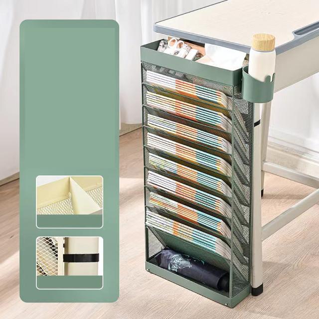 テーブルワゴン 書類ワゴン キャスター付き ファイルワゴン 大容量 サイドテーブル キッチン収納 隙間収納 お洒落 収納ワゴン 多目的 サイドワゴン オフィス収納 デスクサイド収納