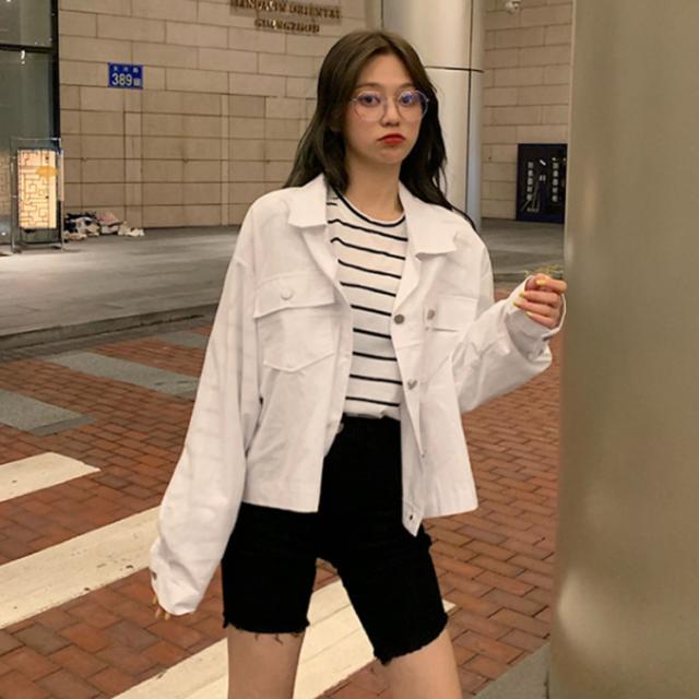 バックレースアップがお洒落なミリタリージャケット。 シャツアウター