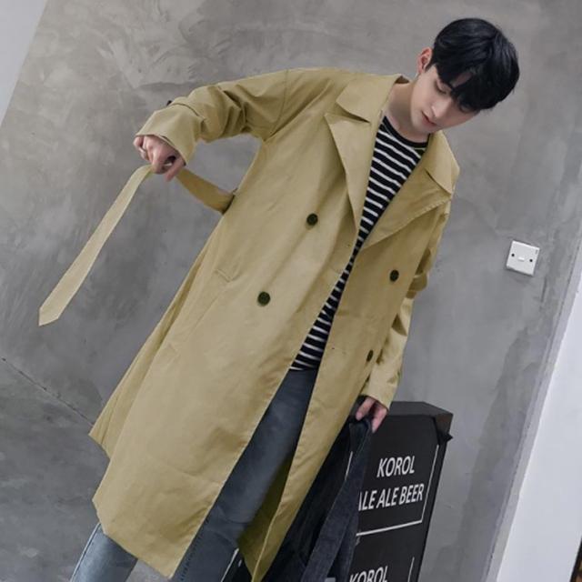 ロングトレンチコート スプリングコート ロングコート アウター