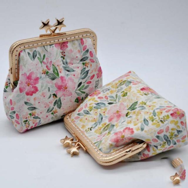 がま口財布 ミニ財布 ポーチ 花柄 和柄 コインケース カードケース