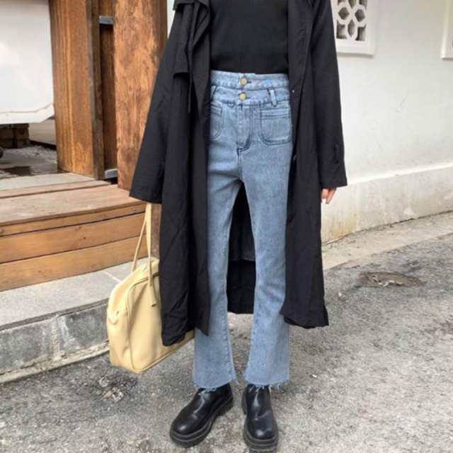 デニム パンツ レディース スキニーデニム ブーツカット フレア
