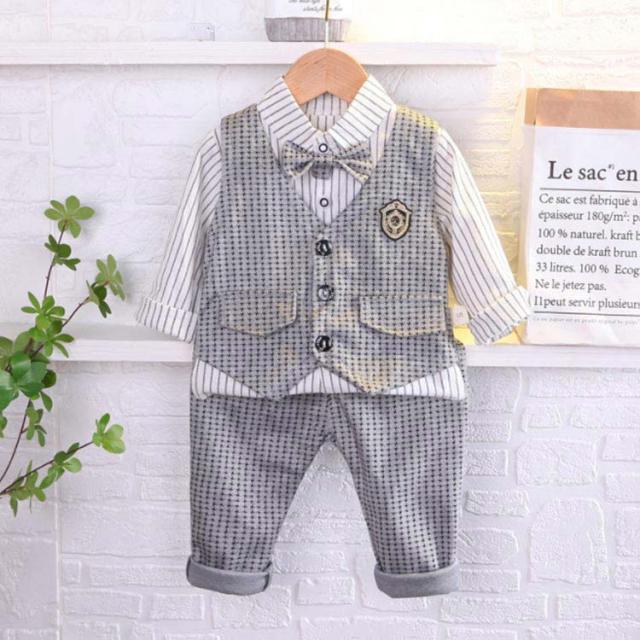 子供 スーツ 男の子 ベビー フォーマル スーツ キッズ スーツ 3点  