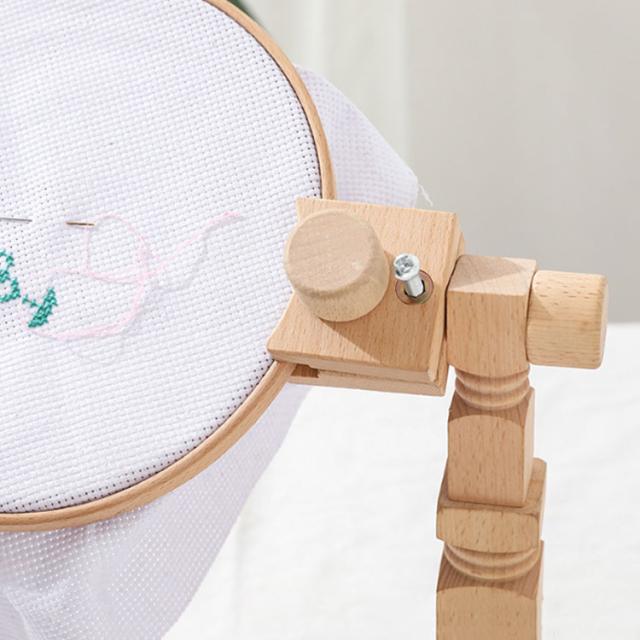 刺繍枠 ハンドメイド 高さ調節可能 フレームのみ クロスステッチ 刺繍