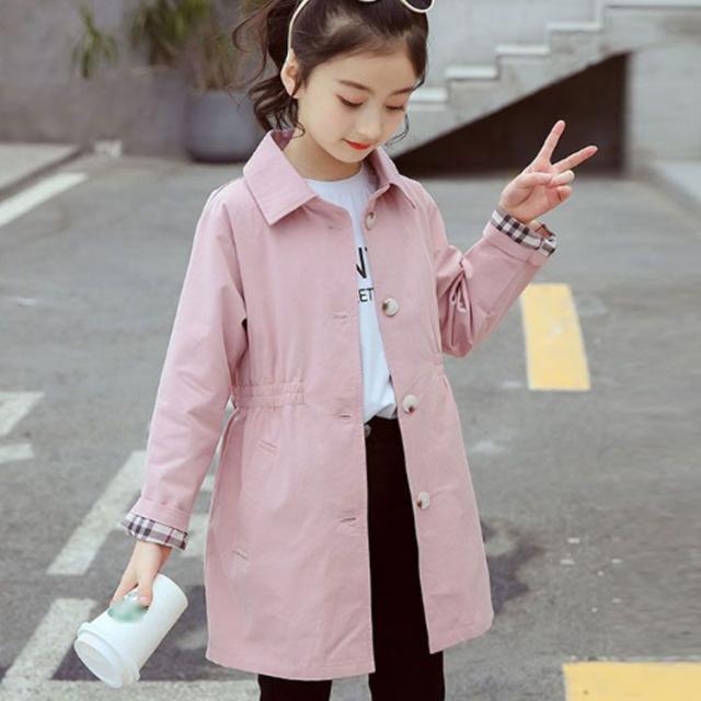 キッズ アウター 女の子 コート ロングコート 春秋冬 ラシャコート