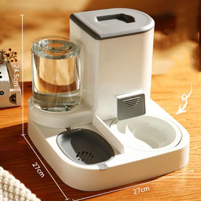 ペット用　自動餌やり　自動給水機 自動給餌器 給水器 猫 犬 透明タンク 水飲み器 自動給餌機 自動