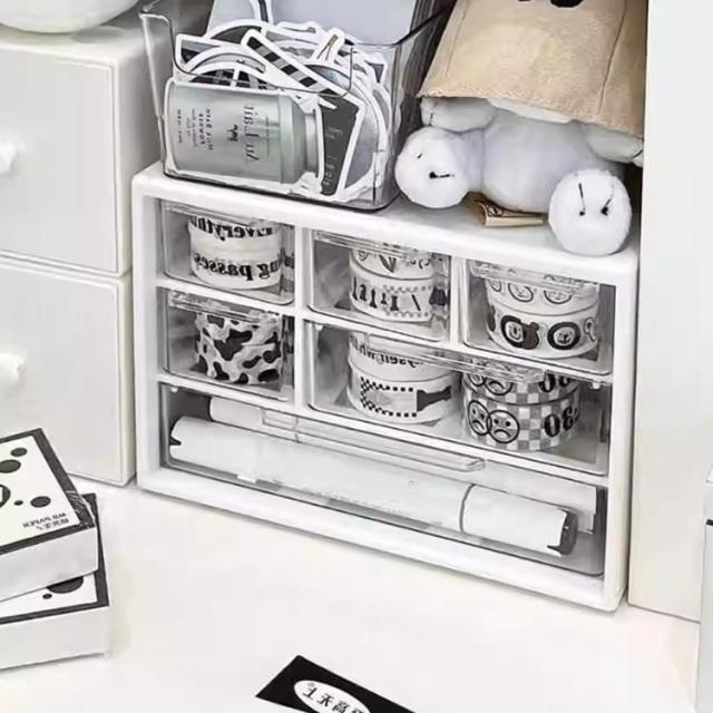 収納ボックス 引き出し式 卓上収納ケース 小物入れ レターケース 書類