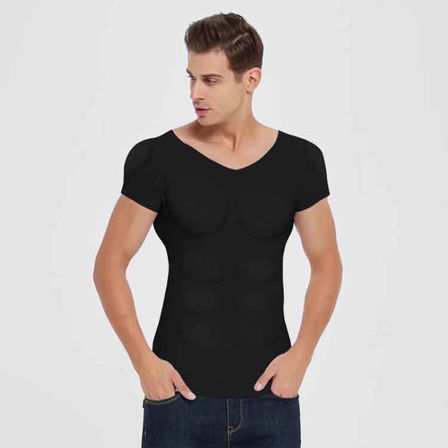 筋肉Tシャツ シームレス tシャツ 加圧シャツ シークレット 筋肉
