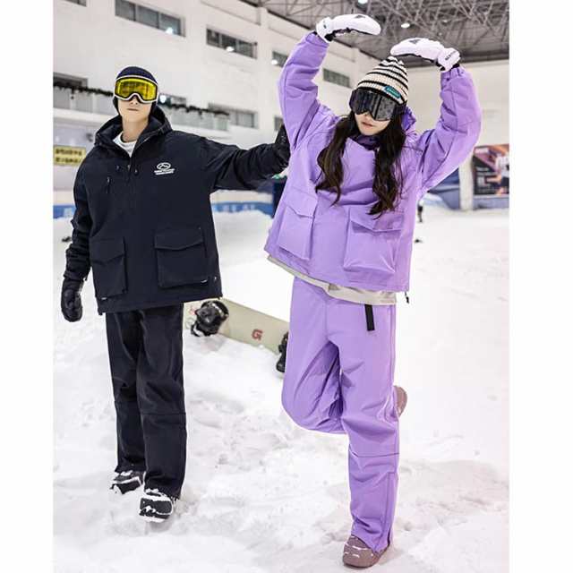 全てのアイテム スノボ ユニセックス 男女兼用 ベージュ ネイビー スキーウェア スノーボード