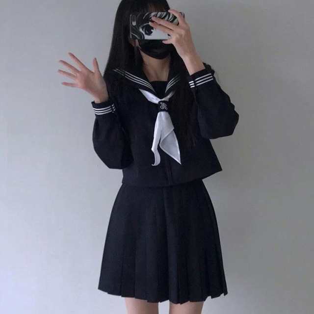 女子高生 スクール 紺 セーラー服 4点セット 学生服 ハロウィン 中学生 高校生 スカート スクール制服 制服コスプレ 上下セット コスプレ 仮装  コスチューム 発表会 jk服 可愛い フォーマル 文化祭 卒業式 学園祭 制服の通販はau PAY マーケット - ひかりフロア | au PAY  ...