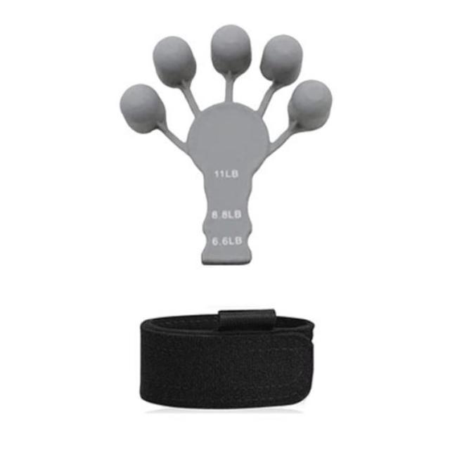 握力 指トレーニング フィンガーパワー リストバンド付き 2個組 指