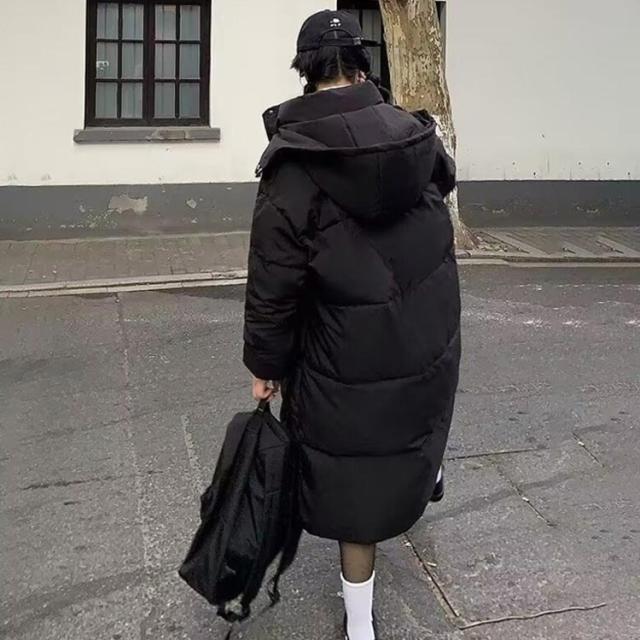 保温 中学生 ベンチコート 通学 中綿 ロング レディース 防風 中綿