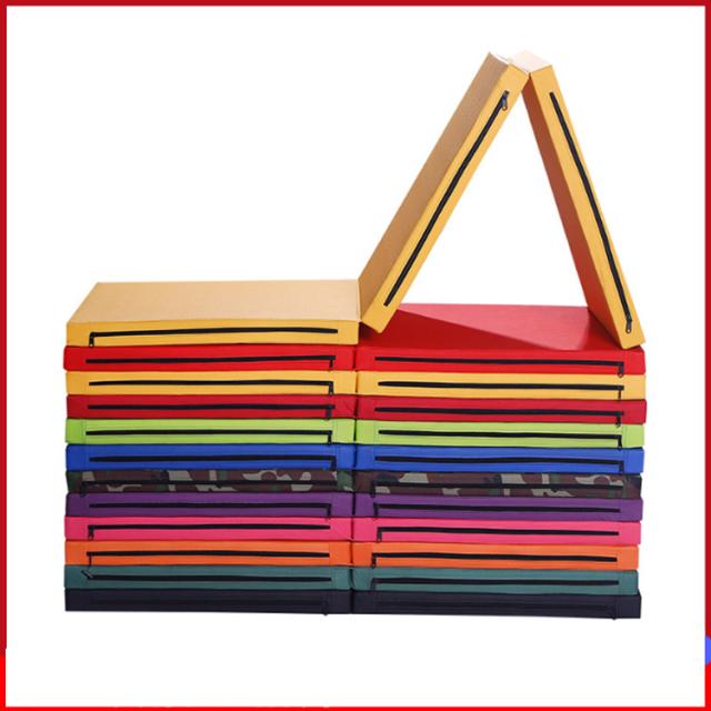 衝撃吸収 極厚5cm 運動マット スポーツマット 体操マット ヨガマット 防音 折りたたみ 跳び箱 トレーニングマット 鉄棒 業務用 エクササイズ ストレッチマット 厚手 子供 プレイマット リングフィット フィットネス ダイエット 三つ折り おしゃれ 家庭用 厚手の通販は