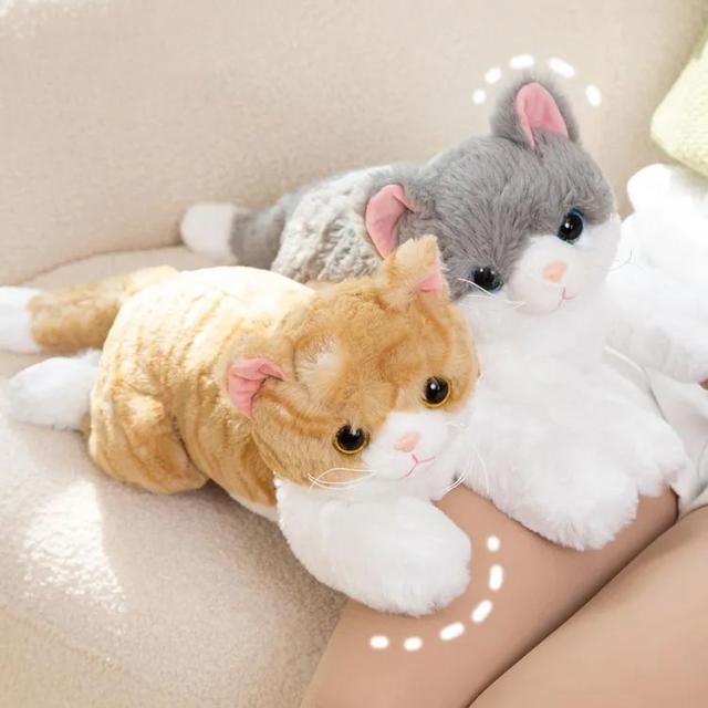 猫のキャラクター ぬいぐるみ 約50cm シナダ SHINADA ぬいぐるみ もちねこ クロ(XL) MONE-0880B