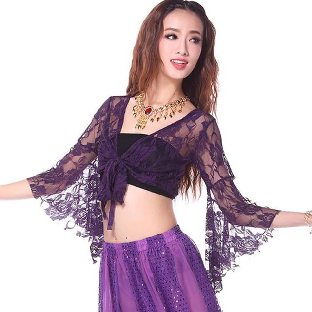 ベリーダンストップス 練習着 カーディガン ボレロ ベリーダンス衣装