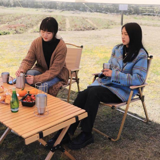 アウトドアチェア スポーツ観戦 折り畳み 椅子 ローチェア