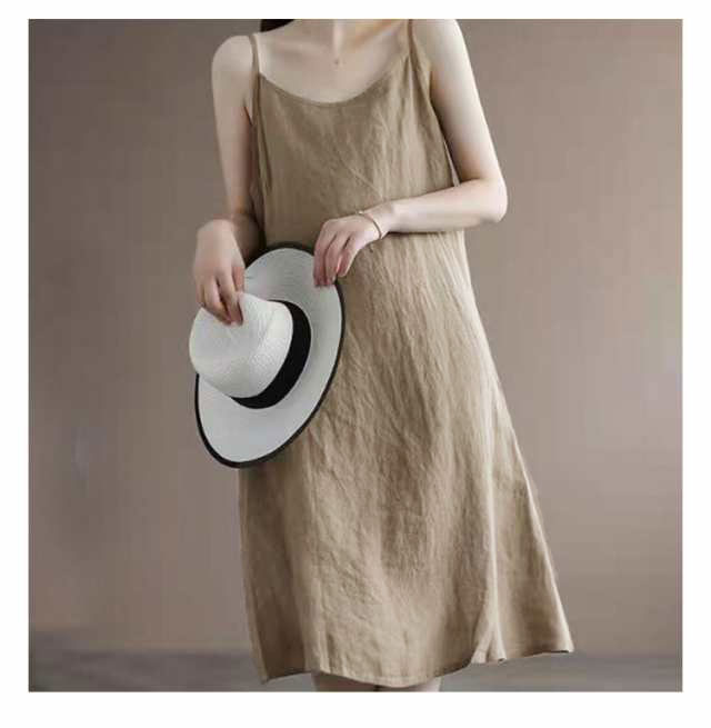 インナーワンピース レディース キャミワンピース 綿 ロング 春 インナー 無地 インナー ワンピース 夏 ロングワンピース コットン100 の通販はau Pay マーケット Amalife