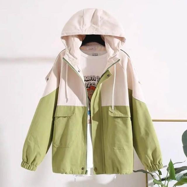 女の子 薄手 ジャケット レディース ジャージ 高校生 フード付き