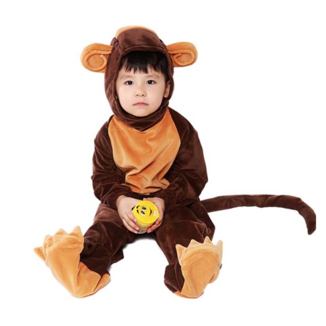 猿 ハロウイン仮装 ハロウイン衣装 文化祭 着ぐるみ ベビー用着ぐるみ