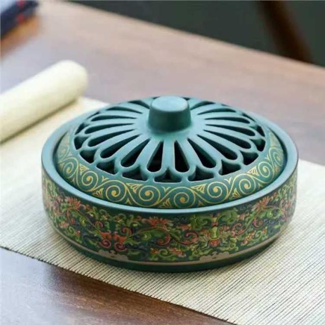 蚊取り線香入れ 陶器 蚊取り器 蚊遣り 線香ケース セラミック製 お香