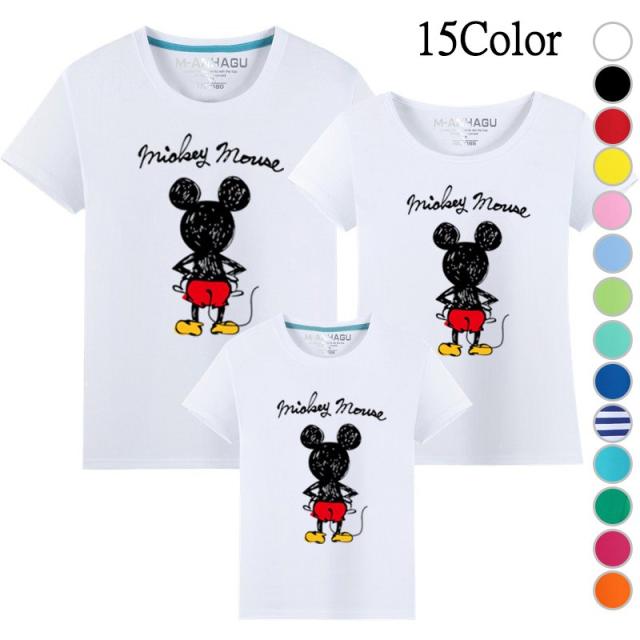 親子ペアルック 親子ペア Tシャツ 半袖 ディズニー ミッキー 柄 トップス 親子お揃い 兄弟 お揃い 夏物 パパ ママ キッズ 子供服 レディの通販はau Pay マーケット 佐々木店舗