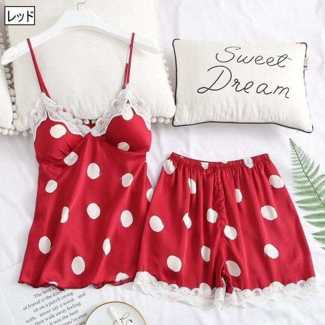 ルームウェア 上下セット キャミソール パンツ レディース ショート丈