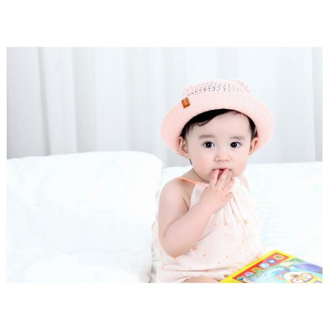 帽子 ハット 子供用 ベビー キッズ 男の子 女の子 赤ちゃん 耳つき くま あご紐付き ゴム かわいい ナチュラル 紫外線対策 UV対策 通気性 熱 ハット
