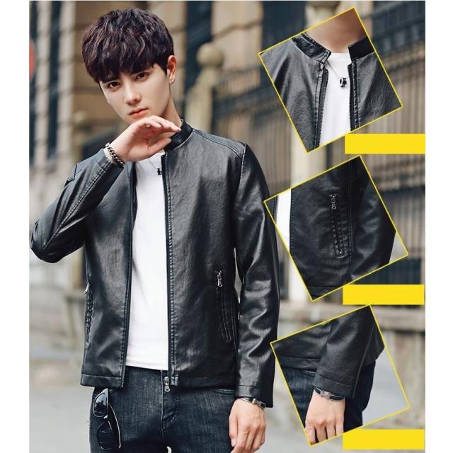 フェイクレザージップブルゾン　ブラウン crewre crewre online shop / フェイクレザージップブルゾン