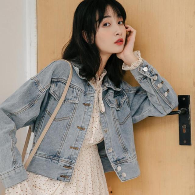 完売品　希少　人気商品！春服❤︎ドロップショルダーワイドデニムジャケット　Gジャン デニムジャケット ドロップショルダー レディース 長袖 おしゃれ