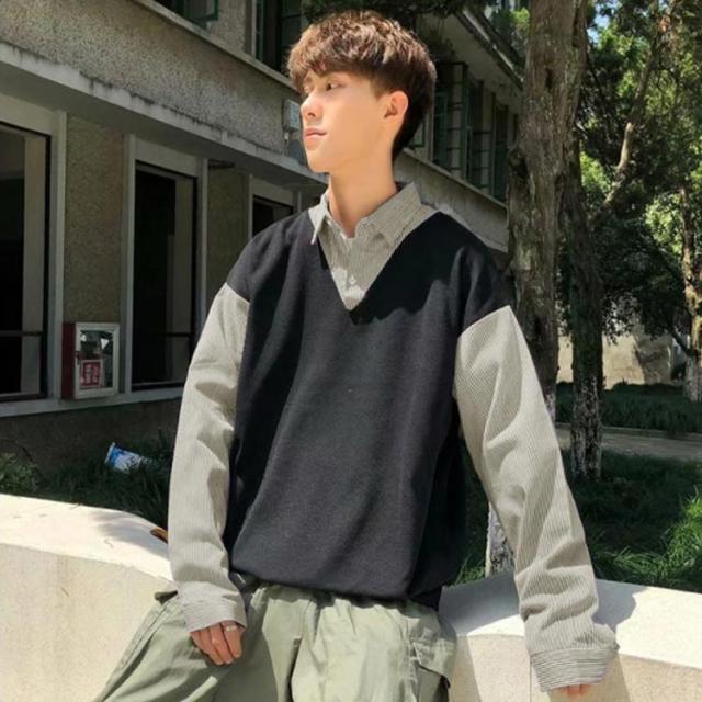 メンズ切替レイヤードシャツトップスおしゃれ 切り替えCPOシャツ｜メンズファッション通販 MEN'S BIGI ONLINE