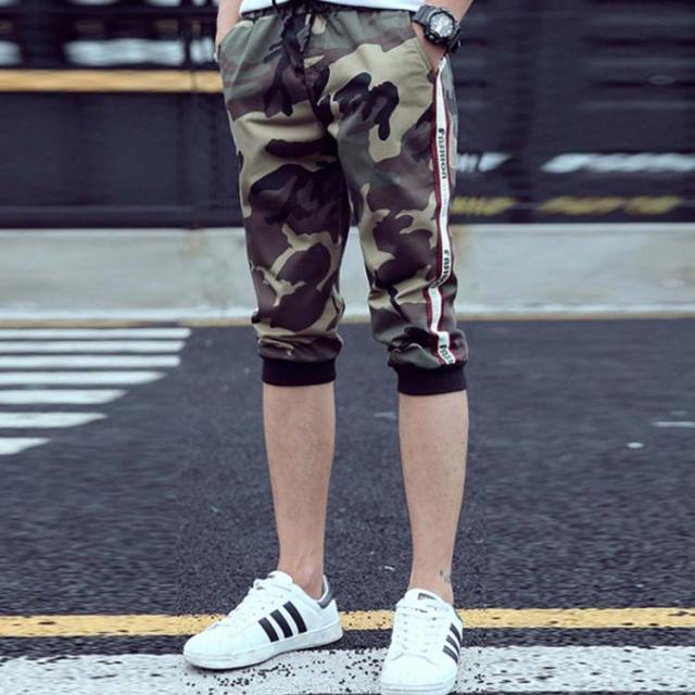 全11色×7サイズ！7分丈 迷彩パンツ クロップドパンツ メンズ ジョガー