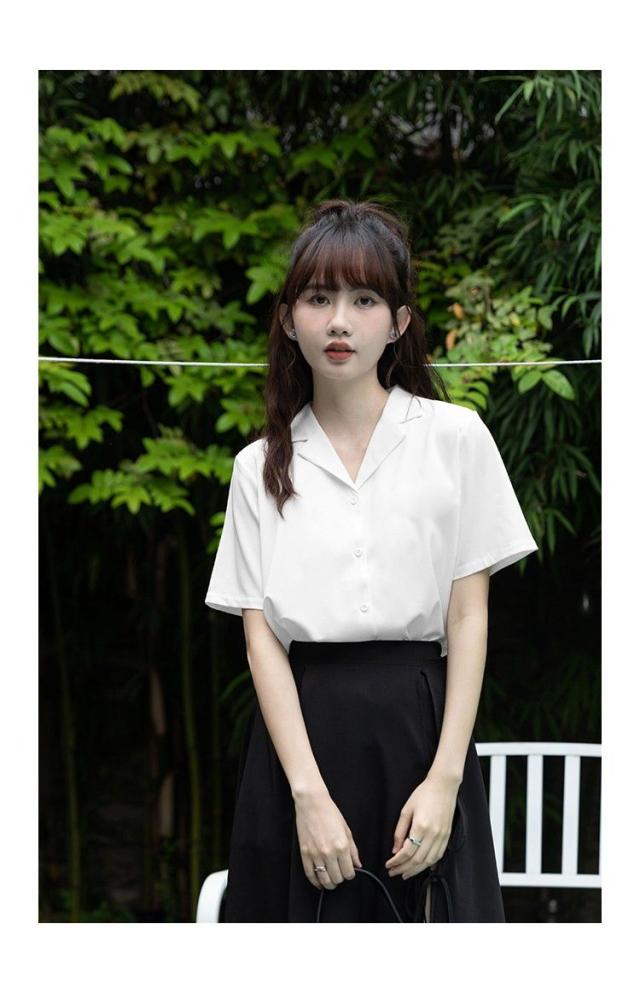 シャツブラウス トップス レディース 半袖 春夏 ノーカラー シャツ ブラウス 半袖シャツ 白 大きいサイズ 3L 通勤服 オフィス 春 夏 きれいめ おしゃれ KOEISTORE ブラウス レディース 春 夏 春夏 白 スキッパー