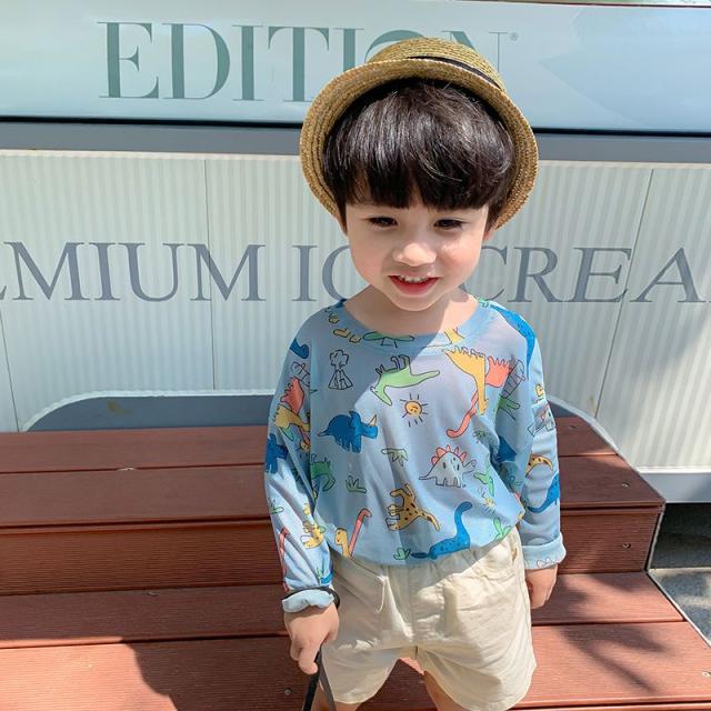 送料無料 接触冷感 ラッシュガード キッズ 長袖 ロング Tシャツ トップス 子供 ベビー 男の子 女の子 水着 紫外線対策 日焼け対策 学校水泳 スイミング スクール