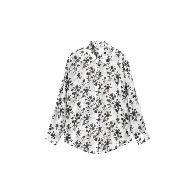 シャツ レディース 夏 アロハシャツ 長袖  紫外線防止 花柄プリント おしゃれ 上品 薄手 涼しい 着〓せ ゆったり 通勤 旅行 シャツ レディース 夏 アロハシャツ 長袖 紫外線防止 花柄