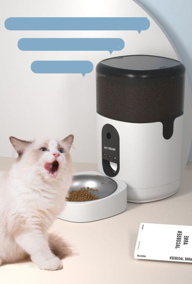 自動給餌器 ペット給餌機 猫 犬 2匹 ネコ イヌ 自動餌やり機 自動給餌器 自動餌やり器 給餌機 オートフィーダー 餌やり 乾燥剤入り 取り外し可能 送料無料 新生活 一人暮らし_7