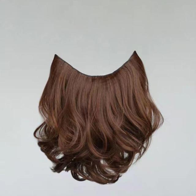 部分ウィッグ ハーフウィッグ 25cm 35cm エクステ ショート 装着