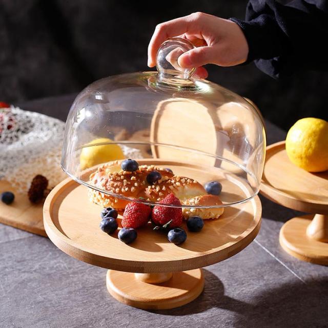 ガラスドーム付きケーキスタンド 楽天市場】ガラスドーム ケーキ