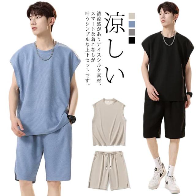 韓国メンズ EVAN フード付き ノースリーブセットアップ t01tb029_6.jpg