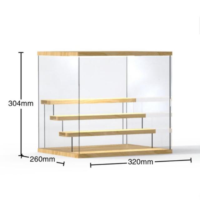 LEDライト付き コレクションケース フィギュアケース 収納ケース