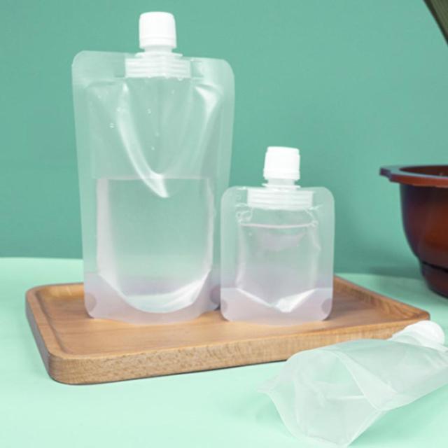 【500枚入り】スパウトパウチ 漏斗付き 注む用具付 透明 半透明 二重素材 50ml 100ml 150ml 200ml 250ml 300ml 380ml 500ml ドリンク用 パウチ 保存容器 飲み物用 ジュースパック 調味料の通販は 【500枚入り】スパウトパウチ 漏斗付き 注む用具付 透明 半透明 二重素材 50ml 100ml 150ml 200ml 250ml 300ml 380ml 500ml ドリンク用 パウチ 保存容器 飲み物用 ジュースパック 調味料の通販は