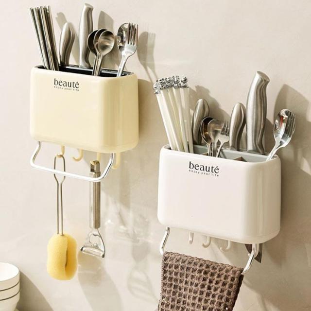 箸立て、おしゃれな箸水切り、箸、フォーク、水切り、キッチン箸立て