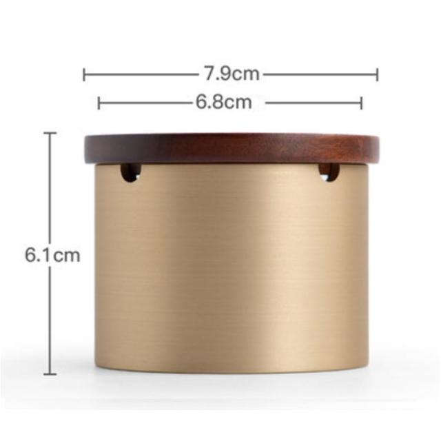 灰皿 防臭 モダン 真鍮 蓋付き おしゃれ アイコス 銅製 車 灰皿 木