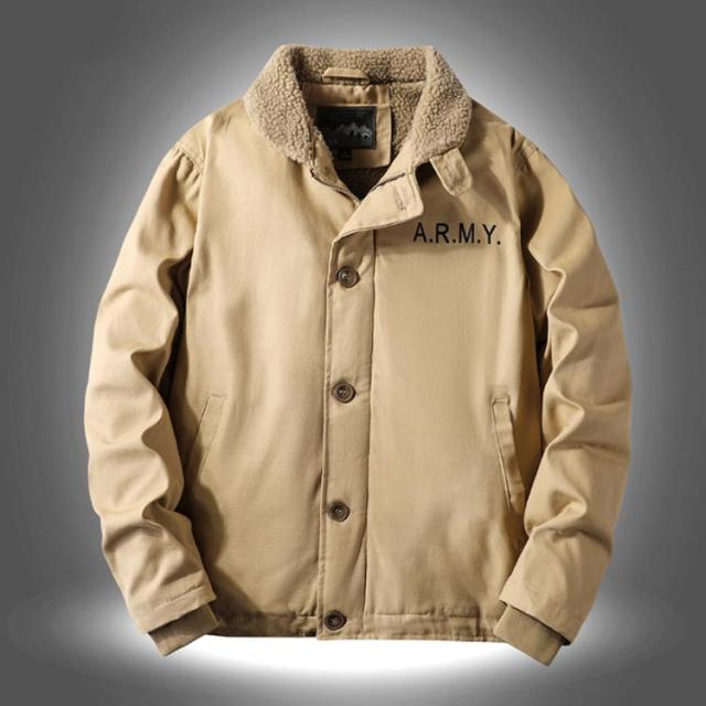 米海軍 メンズ U.S.NAVY N-1 デッキジャケット ミリタリー
