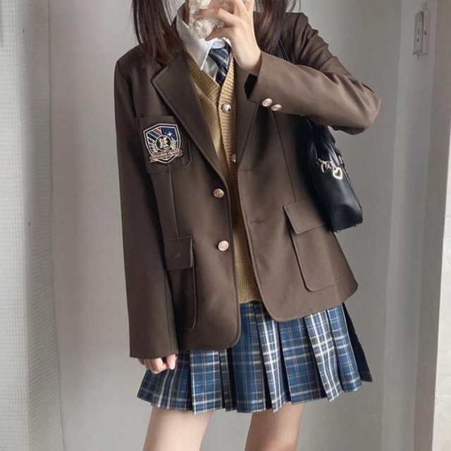 女子高生 制服セット コスプレ衣装 入学式 6点セット スーツセット 中学生 女子 スクール制服 高校生 ブレザー 卒業式 スカート シャツ リボン  学生服 女の子 ベスト フォーマルスーツ 発表会 文化祭 学園祭 JK制服 女子高生 可愛いの通販はau PAY マーケット - INFIT ...