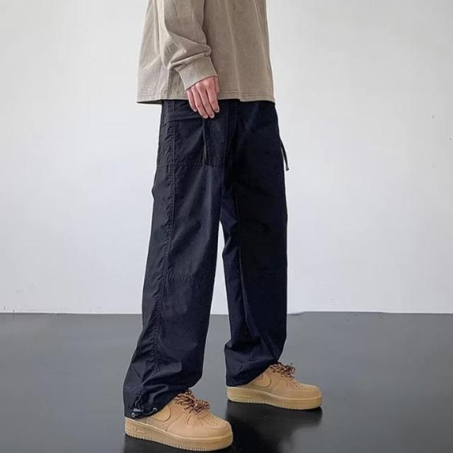 ワイドパンツ ゴルフ カーゴパンツ メンズ パンツ ワークパンツ