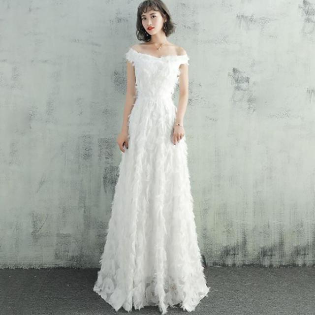 前撮りドレス ドレスプロダクション W322 ウェディングドレス-レンタル