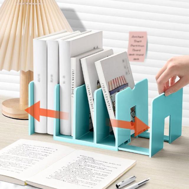 コンパクト 卓上棚 本立て 大容量 スライド シェルフ 伸縮自在 卓上