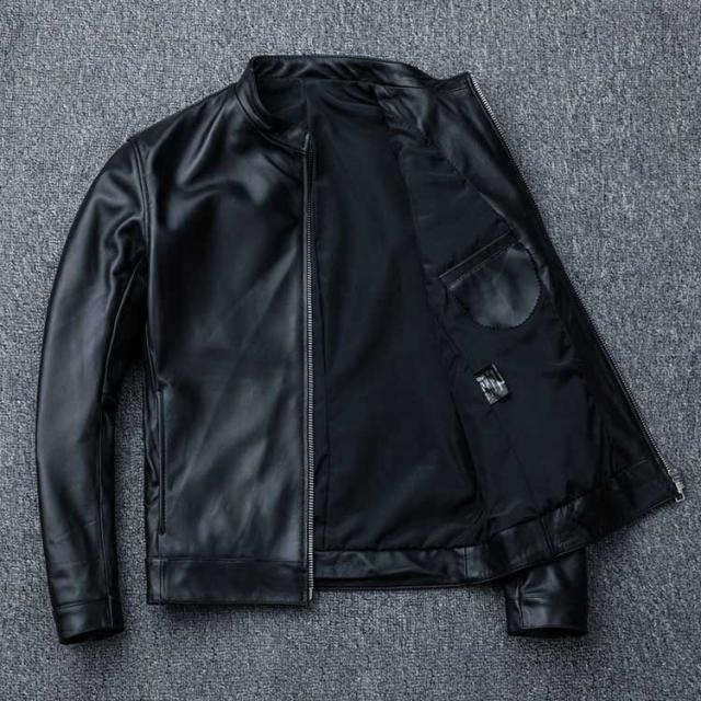 羊本革 革ジャン メンズ 本革 柔らかい 羊本革 ライダースジャケット ライダース ジャケット シンプル 羊革 肌触りいい 軽い 人気ジャケット 革ジャケット