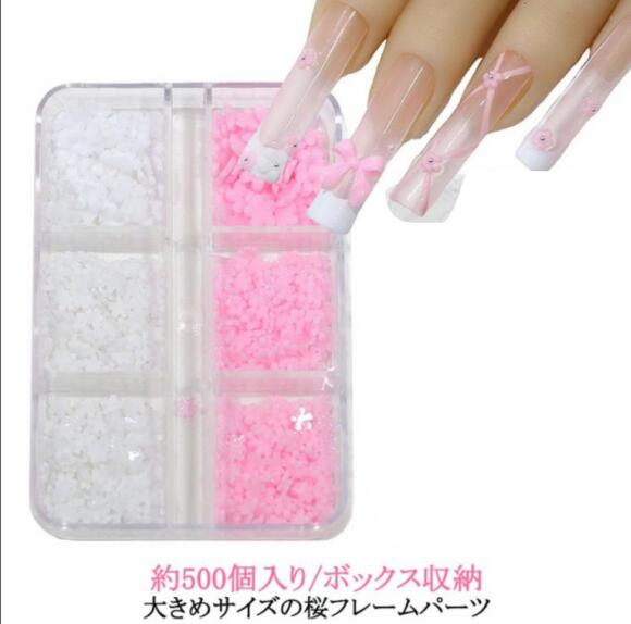 桜の花 ジルコニア ネイルパーツ ハンドメイド 封入 さくら ジルコニア