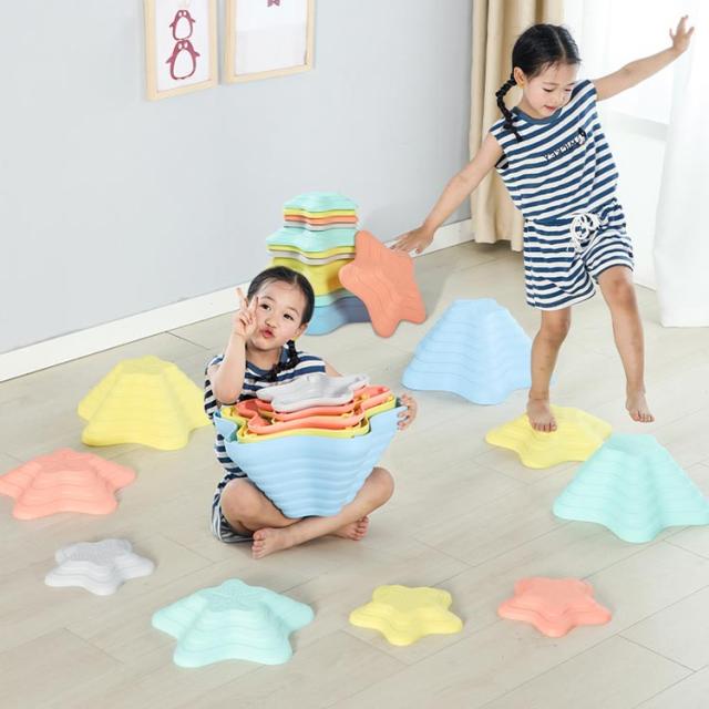 バランスストーン ボード　体幹　トレーニング  スポーツ アウトドア　屋内　9 Amazon.co.jp: バランスストーン 9個セット 子供用 体幹
